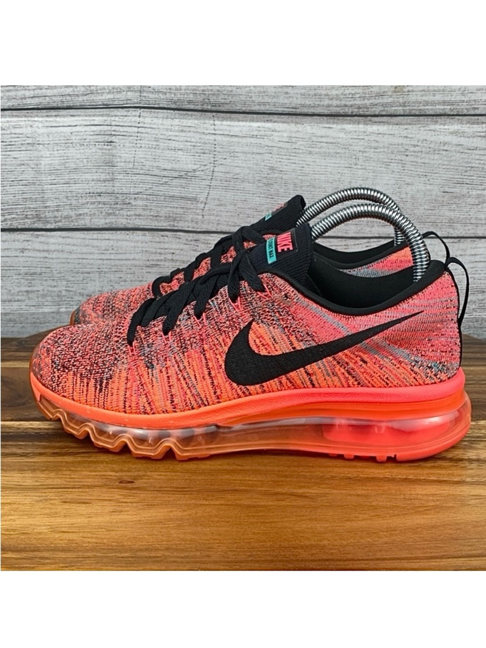 Nike Flyknit Air Max Hyper Punch Jade Mango Shoe 620659-601 Women’s Size 7.5